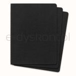 Zestaw 3 Zeszytów Moleskine Cahier Journals XL (19x25cm) w kratkę, 120 stron, czarny - 2