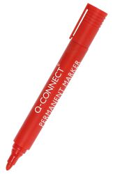 Q-Connect Marker Permanentny Okrągły, 2-3Mm (Linia), Czerwony
