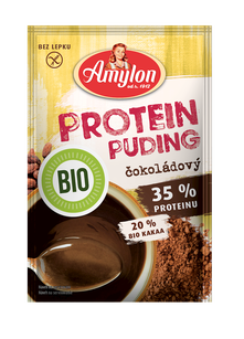 Budyń Proteinowy O Smaku Czekoladowym Bez Dodatku Cukru Bezglutenowy Bio 45 G - Amylon [BIO]