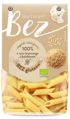 Bartolini Makaron Z Brązowego Ryżu Z Kalafiorem Bio Bezgl. 250G