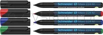 Schneider Zestaw Foliopisów Permanentnych Maxx 224, M, 1,0Mm, 4 Szt., Miks Kolorów  - 2