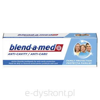 Blend-A-Med Anti-Cavity Pasta Do Zębów Ochrona Dla Całej Rodziny 75 Ml