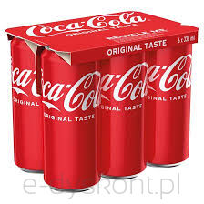 Coca Cola 6 x 330ml keel-clip