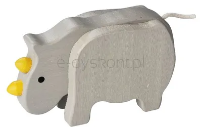 Bambusowy nosorożec od 24m-ca (14x4x8cm)
