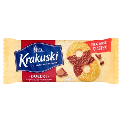 Krakuski Duelki Z Cukrem Z Czekoladą Mleczną 181G