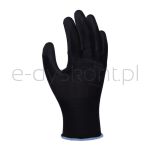 Donau Rękawice Safety Pu Black, Kat. Ii, Rozm. 9, Czarne - 2