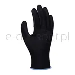 Rękawice Donau Safety Pu Black, Kat. Ii, Rozm. 9, Czarne - 2