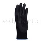 Donau Rękawice Safety Pu Black, Kat. Ii, Rozm. 9, Czarne - 3