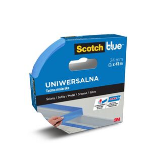 Scotchblue™ Taśma Malarska Do Różnych Powierzchni, 24Mm X 41M, 1 Rolka W Opakowaniu