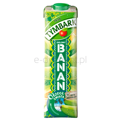 Tymbark Napój Owoce Świata Wieloowocowy Zielony Banan 1 L