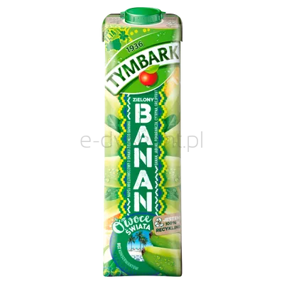 Tymbark Napój Owoce Świata Wieloowocowy Zielony Banan 1 L
