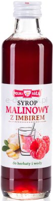 Polska Róża Syrop Malinowy Z Imbirem 250 Ml