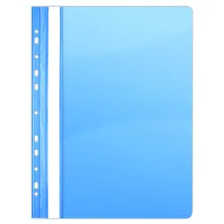 Donau Skoroszyt do segregatora A4 PVC 10szt twardy wpinany niebieski
