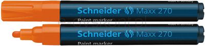 Schneider Marker Olej owy Maxx 270, Okrągły, 1-3Mm, Pomarańczowy 