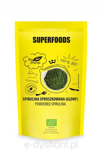 Spirulina Sproszkowana Bio 200 G - Bio Planet [BIO]