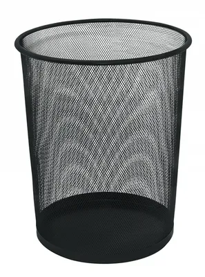 Kosz Na Śmieci Q-Connect Office Set Metalowy 19L Czarny