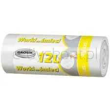 Grosik Worki Na Śmieci Łazienkowe 12L 48 Sztuk