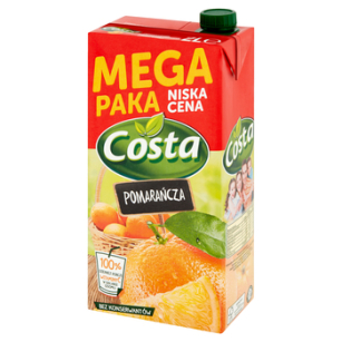 Costa Napój Pomarańczowy 2l  