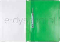 Office Products Skoroszyt, Pp, A4, Miękki, 100/170Mikr., Zielony  - 2