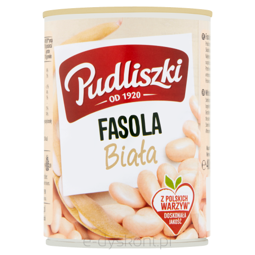 Pudliszki Fasola Biała (Canellini) 400G