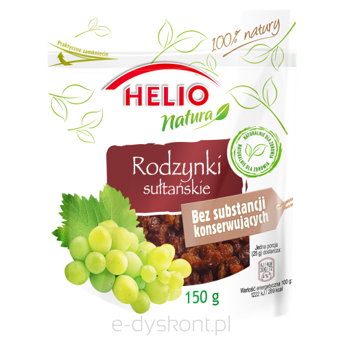 Helio Rodzynki Sułtańskie 150G Natura