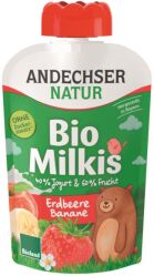 Andechser Deser Jogurtowy Truskawka-Banan Bio 100 G