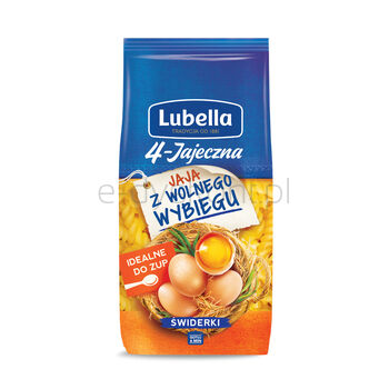 Lubella Makaron 4-Jajeczna Świderki 250 G