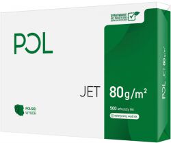 Pol Jet Papier Ksero A4 Klasa A 80G/M2 500 Arkuszy