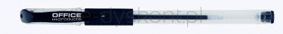 Office Products Długopis Żelowy, Gumowy Uchwyt, 0,5Mm, Czarny 