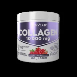 Activlab Collagen 10 000 Mg Smak Malina - Truskawka (Słój 400 G) Suplement Diety.