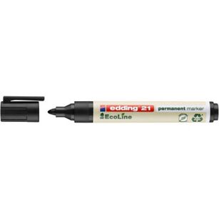 Marker Permanentny E-21 Edding Ecoline, 1,5-3Mm, Czarny