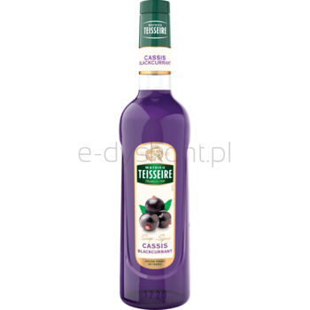 Mathieu Teisseire Syrop o smaku czarnej porzeczki 0,7 L