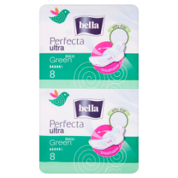 Bella Podpaski Perfecta Ultra Maxi Green 16 Szt.