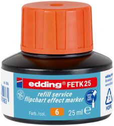 Edding Tusz do uzupełniania markerów do flipchartów e-FETK 25 pomarańczowy