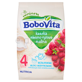 Bobovita Kaszka Mleczno-Ryżowa Malina Po 4 Miesiącu 230 G