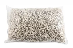 Office Products Gumki recepturki średnica 80mm, 1,5x1,5mm, 60% kauczuku, 1000g, zgrzewka, białe