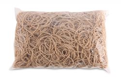 Office Products Gumki Recepturki średnica 50mm, 1,5x1,5mm, 60% kauczuku, 1000g, zgrzewka, naturalne