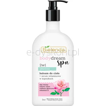 Bielenda Body Dream Spa 2W1 Odżywczy Balsam Do Ciała + Serum Witaminowe W Kapsułkach 350 Ml