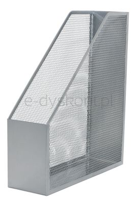 Q-Connect Pojemnik Na Dokumenty Office Set, Metalowy, Srebrny