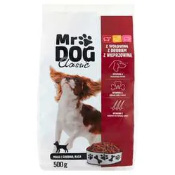 Karma Pies Mr Dog Sucha Mix 3 Mięsa 500G Mw Dobry Wybór