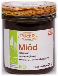 Pucer Miód Spadziowy Ze Spadzi Iglastej Bio 400 G