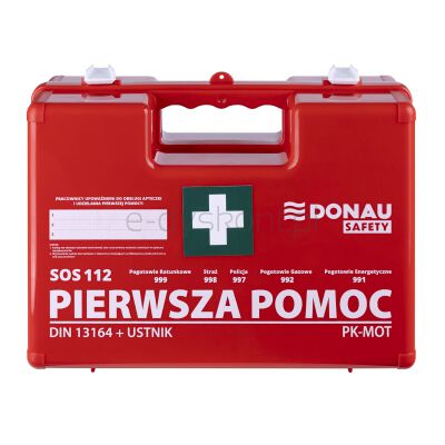 Donau Safety Apteczka plastikowa, K-10 +A, pomarańczowa