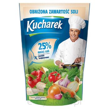 Kucharek Przyprawa Do Potraw -25% Mniej Soli 150G