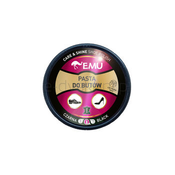 Emu Pasta Do Butów W Puszce  Czarna 50 Ml