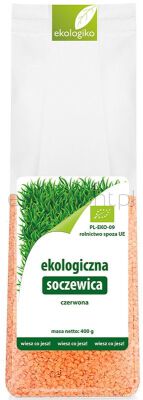 Ekologiko Soczewica czerwona BIO 400 g