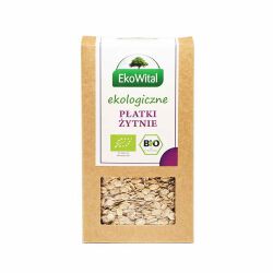 Ekowital Płatki Żytnie Bio 350 G
