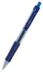 Q-Connect Długopis Automatyczny Żelowy 0,5Mm (Linia), Niebieski 