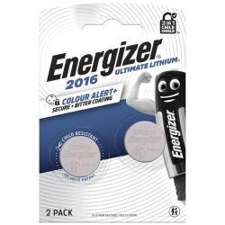 Energizer Bateria specjalistyczna Ultimate Lithium, CR2016, 3V, 2szt.