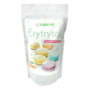 Erytrytol Francuski Bezglutenowy 500 G (Torebka) - Santini [BIO]