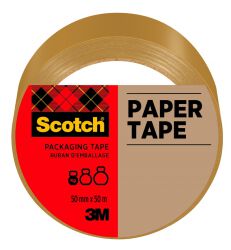 Scotch Taśma pakowa Mailing , Papierowa, 50Mm X50M, 1Szt., Brązowa